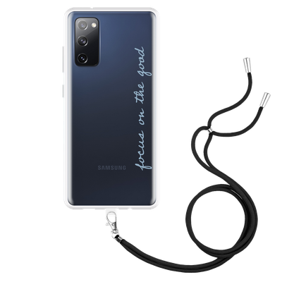 Cazy Hoesje met Koord geschikt voor Samsung Galaxy S20 FE - Focus On The Good