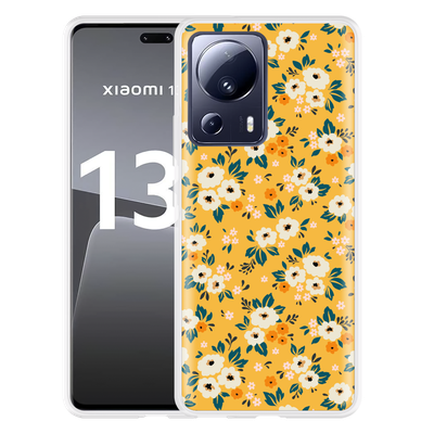 Cazy Hoesje geschikt voor Xiaomi 13 Lite Vintage Bloemenprint