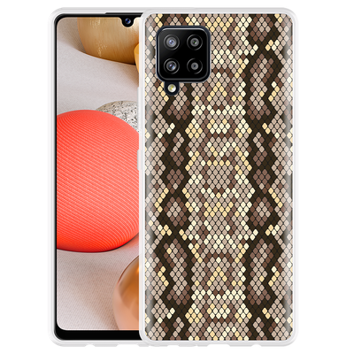 Cazy Hoesje geschikt voor Samsung Galaxy A42 - Snakeskin Pattern