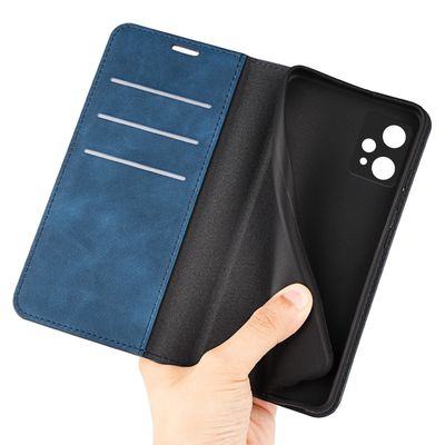 Cazy Wallet Magnetic Hoesje geschikt voor Realme 9 Pro+ - Blauw