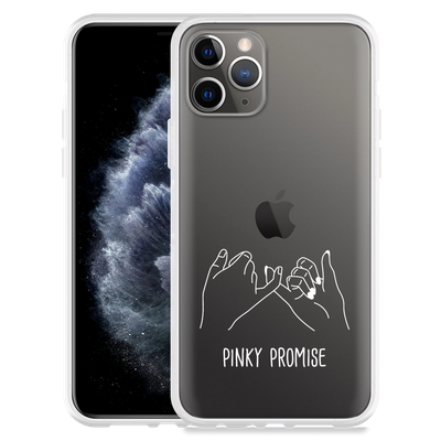Cazy Hoesje geschikt voor iPhone 11 Pro - Pinky Promise