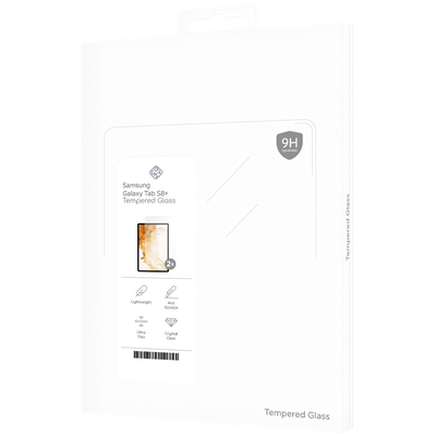 Cazy Tempered Glass Screen Protector geschikt voor Samsung Galaxy Tab S8+ - Transparant - 2 stuks