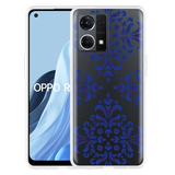 Hoesje geschikt voor Oppo Reno 7 - Delfts Blauw