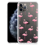 Hoesje geschikt voor iPhone 11 Pro - Flamingo