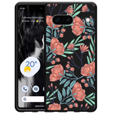 Hoesje Zwart geschikt voor Google Pixel 7 - Poppy Roses