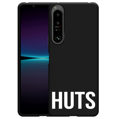 Cazy Hoesje Zwart geschikt voor Sony Xperia 1 IV - Huts wit