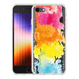 Hoesje geschikt voor iPhone SE 2022 - Color Splatters