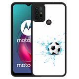 Hardcase hoesje geschikt voor Motorola Moto G10 - Soccer Ball
