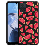 Hoesje Zwart geschikt voor Motorola Moto E22/E22i - Watermeloen