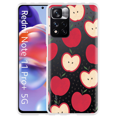 Cazy Hoesje geschikt voor Xiaomi Redmi Note 11 Pro+ - Appels