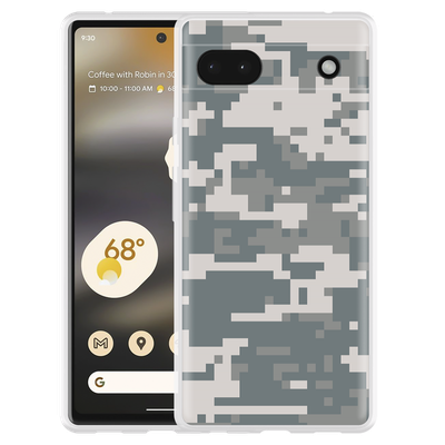 Cazy Hoesje geschikt voor Google Pixel 6a - Camouflage Digi