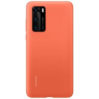 Huawei P40 Silicon Protective Case - Oranje