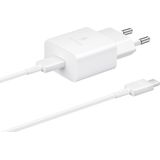 Samsung 15W USB-C Adapter met USB-C Kabel 1m - Fast Charge - Wit