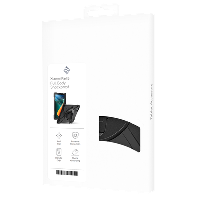 Cazy Shockproof Hoes geschikt voor Xiaomi Pad 5 - Zwart