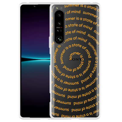 Cazy Hoesje geschikt voor Sony Xperia 1 IV - State Of Mind