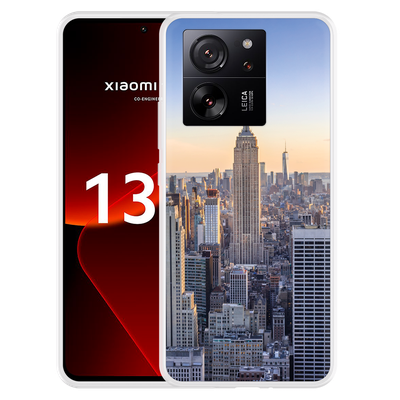 Cazy Hoesje geschikt voor Xiaomi 13T/13T Pro Skyline NY