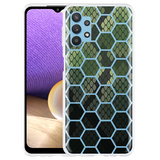 Hoesje geschikt voor Samsung Galaxy A32 5G - Snakeskin Honeycomb