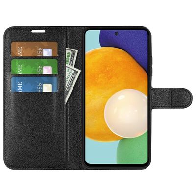 Cazy Portemonnee Wallet Hoesje geschikt voor Samsung Galaxy A13 4G - Zwart