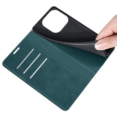 Cazy Wallet Magnetic Hoesje geschikt voor iPhone 13 Pro - Groen