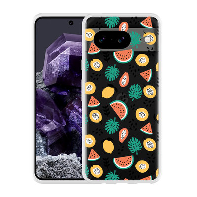 Cazy Hoesje geschikt voor Google Pixel 8 Tropical Fruit