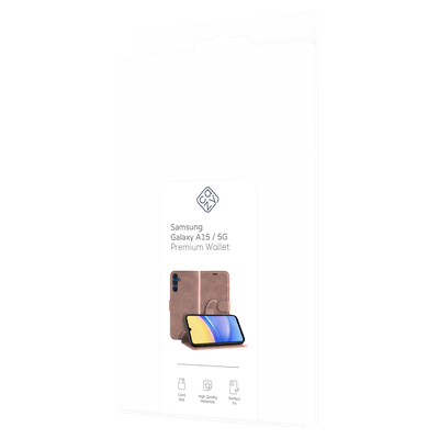 Cazy Premium Wallet Hoesje geschikt voor Samsung Galaxy A15 / A15 5G - Roze