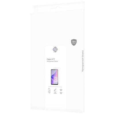 Cazy Tempered Glass Screen Protector geschikt voor Oppo A77 - Transparant