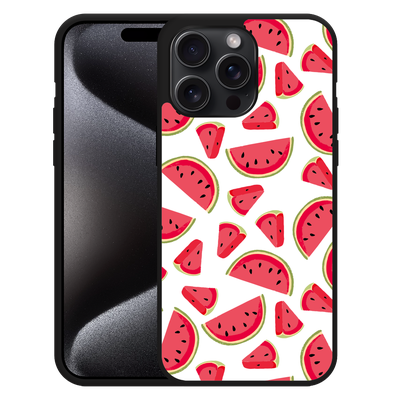 Cazy Hardcase Hoesje geschikt voor iPhone 15 Pro Max Watermeloen