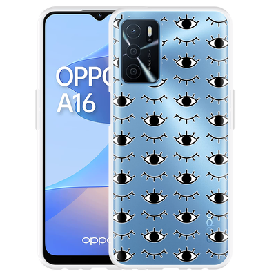 Cazy Hoesje geschikt voor Oppo A16/A16s - I See You