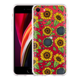 Hoesje geschikt voor iPhone SE 2020 - Sunflowers