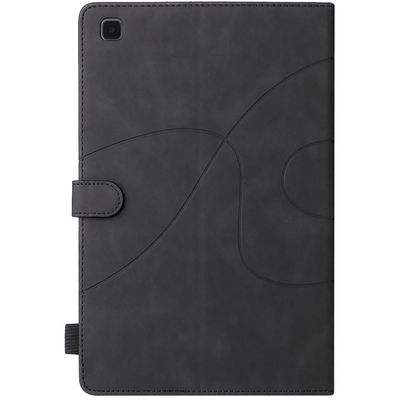 Cazy Hoes geschikt voor Samsung Galaxy Tab A7 2020 - Duo Color Book Case - Zwart