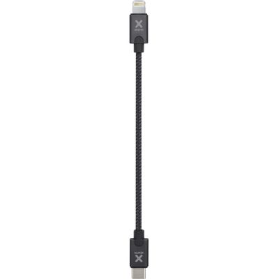 Xtorm USB-C naar Lightning Kabel - 0,15 meter - Zwart