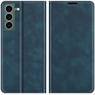 Cazy Wallet Magnetic Hoesje geschikt voor Samsung Galaxy S23+ - Blauw