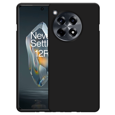 Cazy Soft TPU Hoesje geschikt voor OnePlus 12R - Zwart