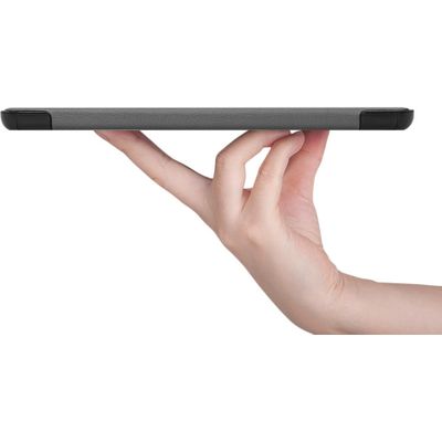 Cazy TriFold Hoes met Auto Slaap/Wake geschikt voor Samsung Galaxy Tab S7 - Grijs