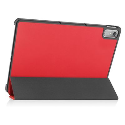 Cazy Hoes geschikt voor Lenovo Tab P11 Gen 2 - TriFold Tablet Smart Cover - Rood