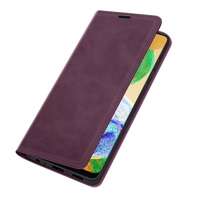 Cazy Wallet Magnetic Hoesje geschikt voor Samsung Galaxy A04s - Paars