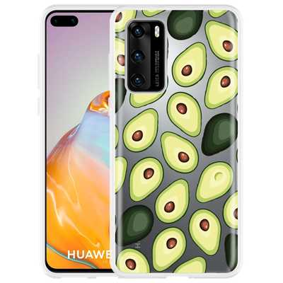 Cazy Hoesje geschikt voor Huawei P40 - Avocado's