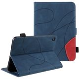 Hoes geschikt voor iPad Mini 2022 (6th Gen) - Duo Color Book Case - Blauw