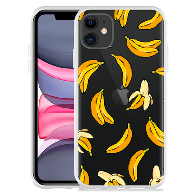 Cazy Hoesje geschikt voor iPhone 11 - Banana
