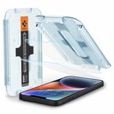 Screen Protector geschikt voor iPhone 13 Pro Max / 14 Plus Spigen Glass Montage Frame EZ FIT 2 Pack