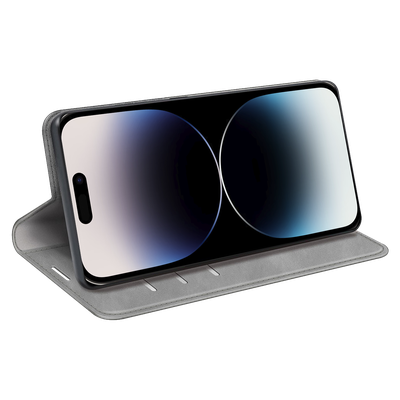 Cazy Wallet Magnetic Hoesje geschikt voor iPhone 14 Pro Max - Grijs