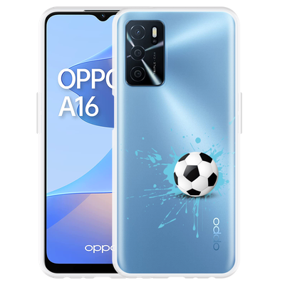 Cazy Hoesje geschikt voor Oppo A16/A16s - Soccer Ball