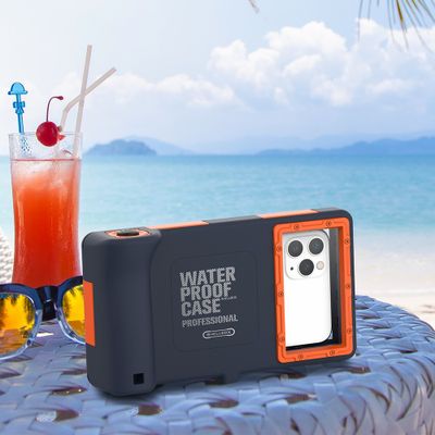 Shellbox waterproof hoesje duiken universeel case onderwater waterbestendig cover - geschikt voor iphone 12/13/14/15 Galaxy A Serie / S Serie