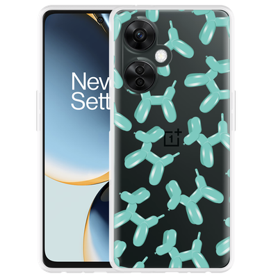 Cazy Hoesje geschikt voor OnePlus Nord CE 3 Lite 5G Ballon Hondjes