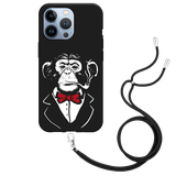 Hoesje met Koord Zwart geschikt voor iPhone 13 Pro - Smoking Chimp