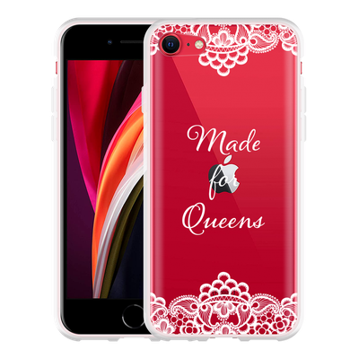 Cazy Hoesje geschikt voor iPhone SE 2020 - Made for queens