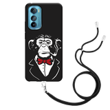 Hoesje met Koord Zwart geschikt voor Motorola Edge 30 - Smoking Chimp