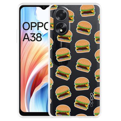 Cazy Hoesje geschikt voor Oppo A38 Burgers