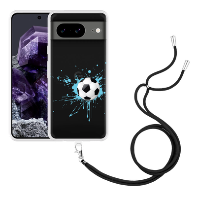 Cazy Hoesje met koord geschikt voor Google Pixel 8 Soccer Ball