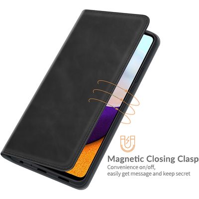 Cazy Wallet Magnetic Hoesje geschikt voor Samsung Galaxy A52/A52s - Zwart